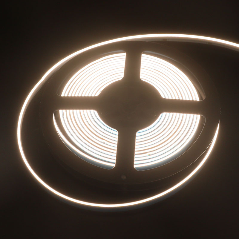 DC24V Side Emitting CCT Dimmable COB LED Strip 560Chips/m 16.4FT DC24V Side Emitting CCT Dimmable COB LED Strip 560Chips/m 16.4FT